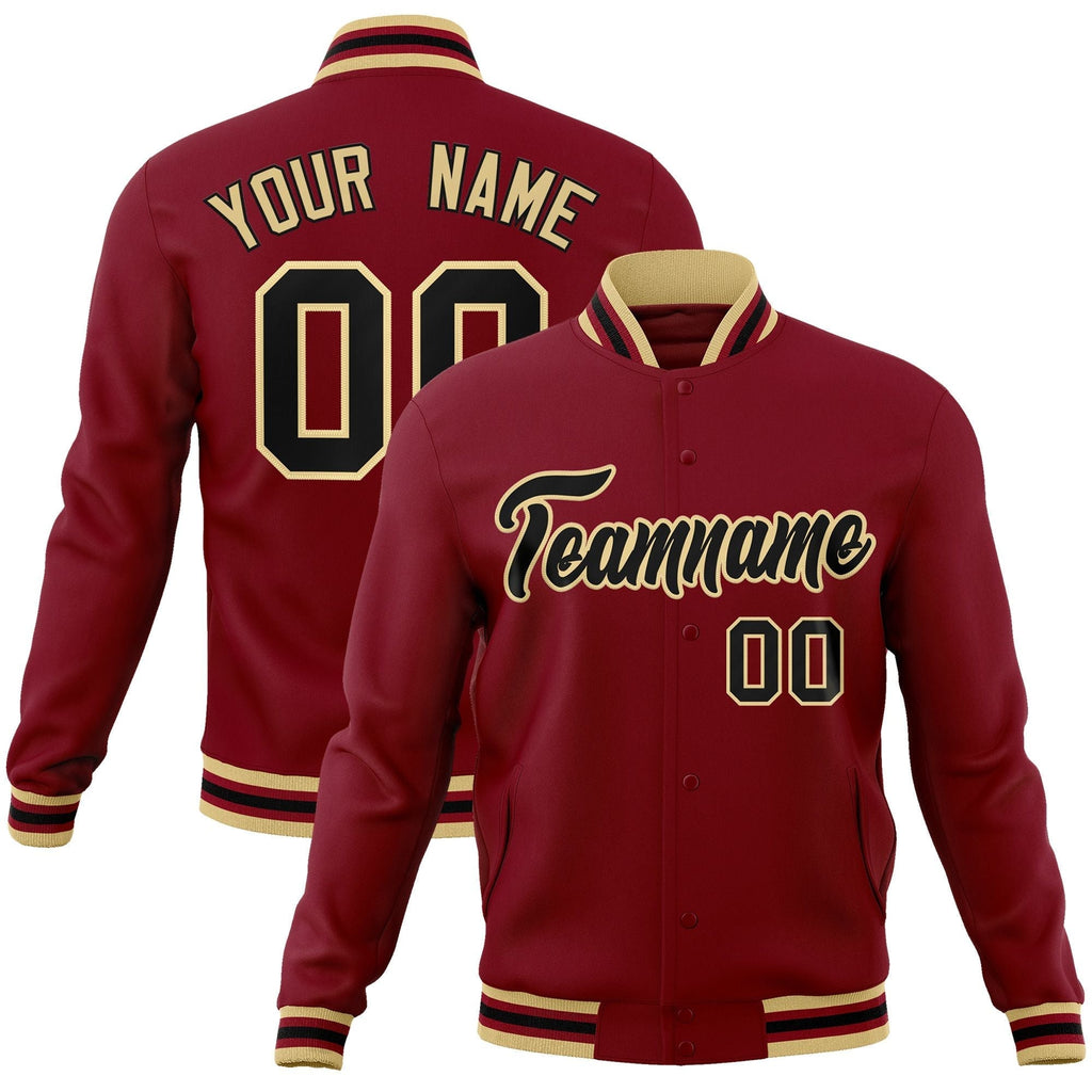 Custom Fashion Varsity Baseball Jacket for Men Women Youth Stitched Name Number