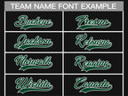 Custom Black Green-White Classic Style Hockey Jersey