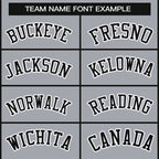 Custom Gray Black-White Classic Style Hockey Jersey