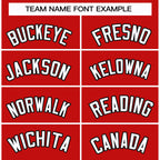 Custom Red White-Black Classic Style Hockey Jersey