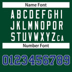 Custom Green Royal-White Classic Style Hockey Jersey