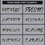 Custom Gray Black-White Classic Style Hockey Jersey