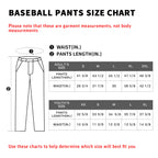 Custom Gray Black Pinstripe Fit Stretch Practice Loose-fit Baseball Pants