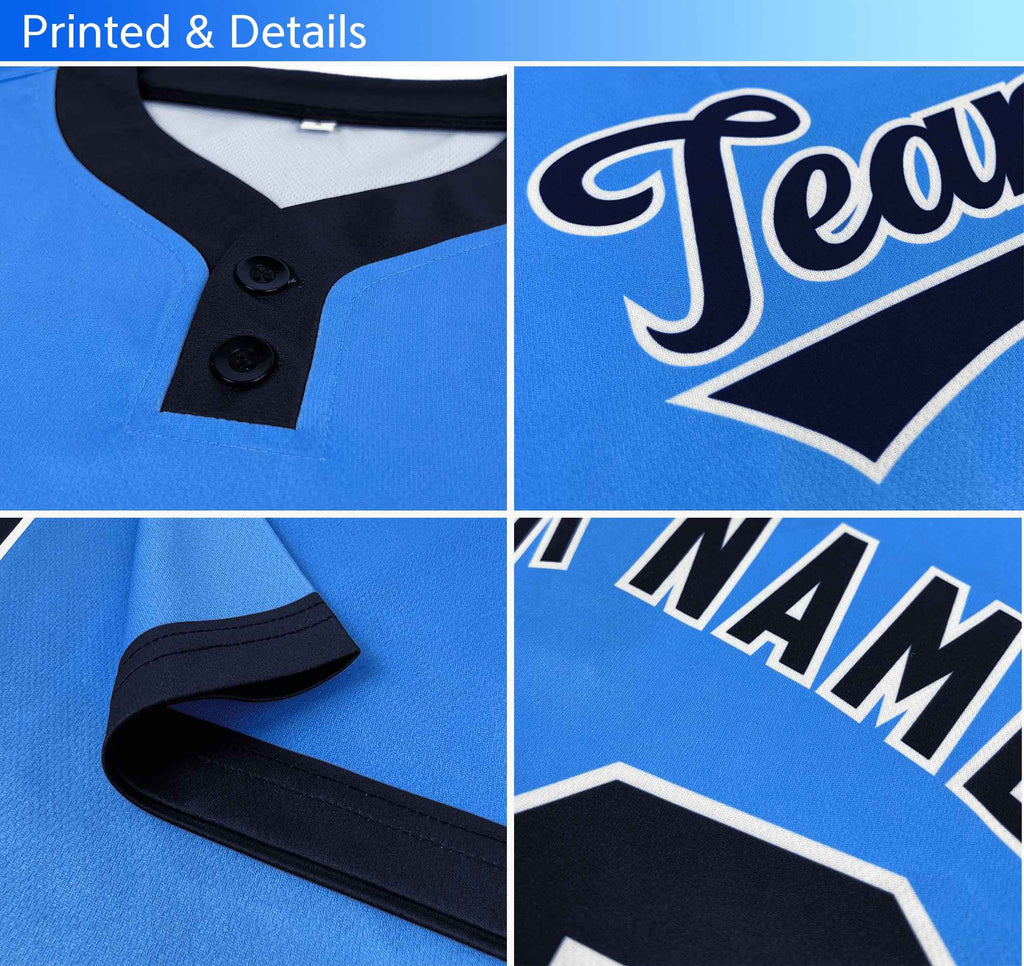 Custom White Orange Stripe Fashion Authentic Two-Button Softball Jersey