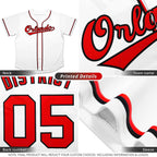 Custom Navy Red-White Classic Style Baseball Jersey For Women
