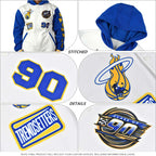 Custom Kelly Green Kelly Green Varsity Full-Snap Letterman Shoulder Color Block Jacket Hoodie