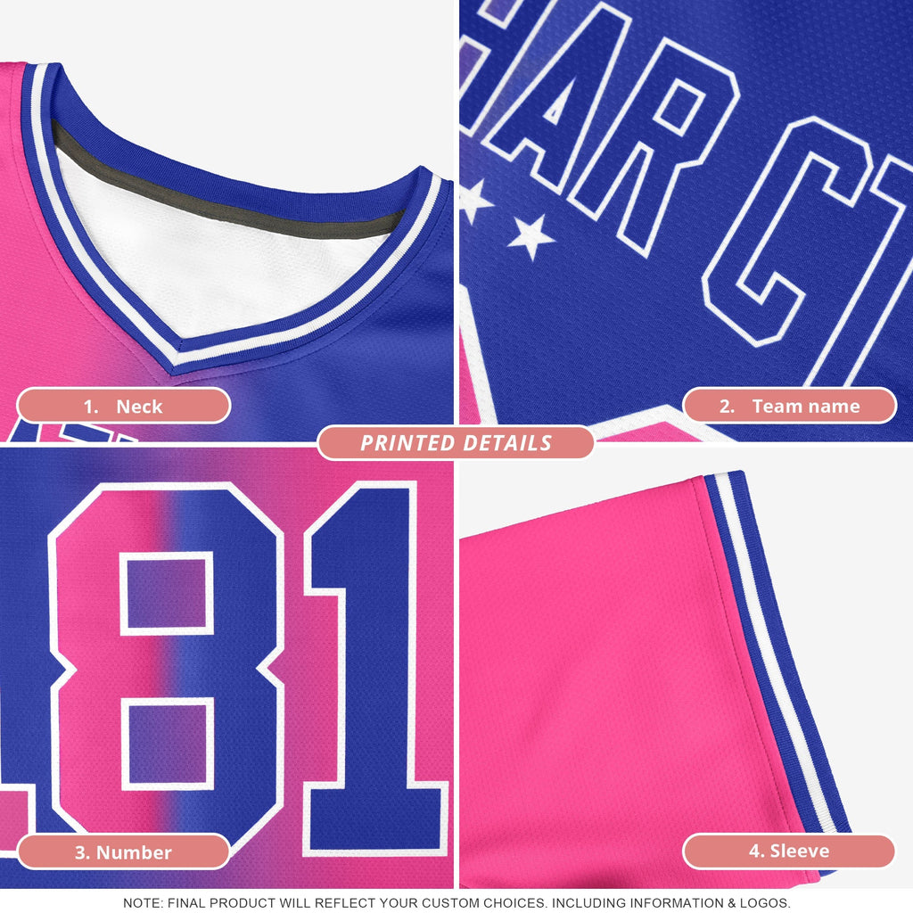 Custom Black Purple Retro Personalized Sleeve Line Authentic Football Jersey
