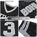 Custom White Royal Insert Color Design Mesh Authentic Football Jersey