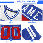 Custom Cream Light Brown Personalized Color Block Authentic Football Jersey