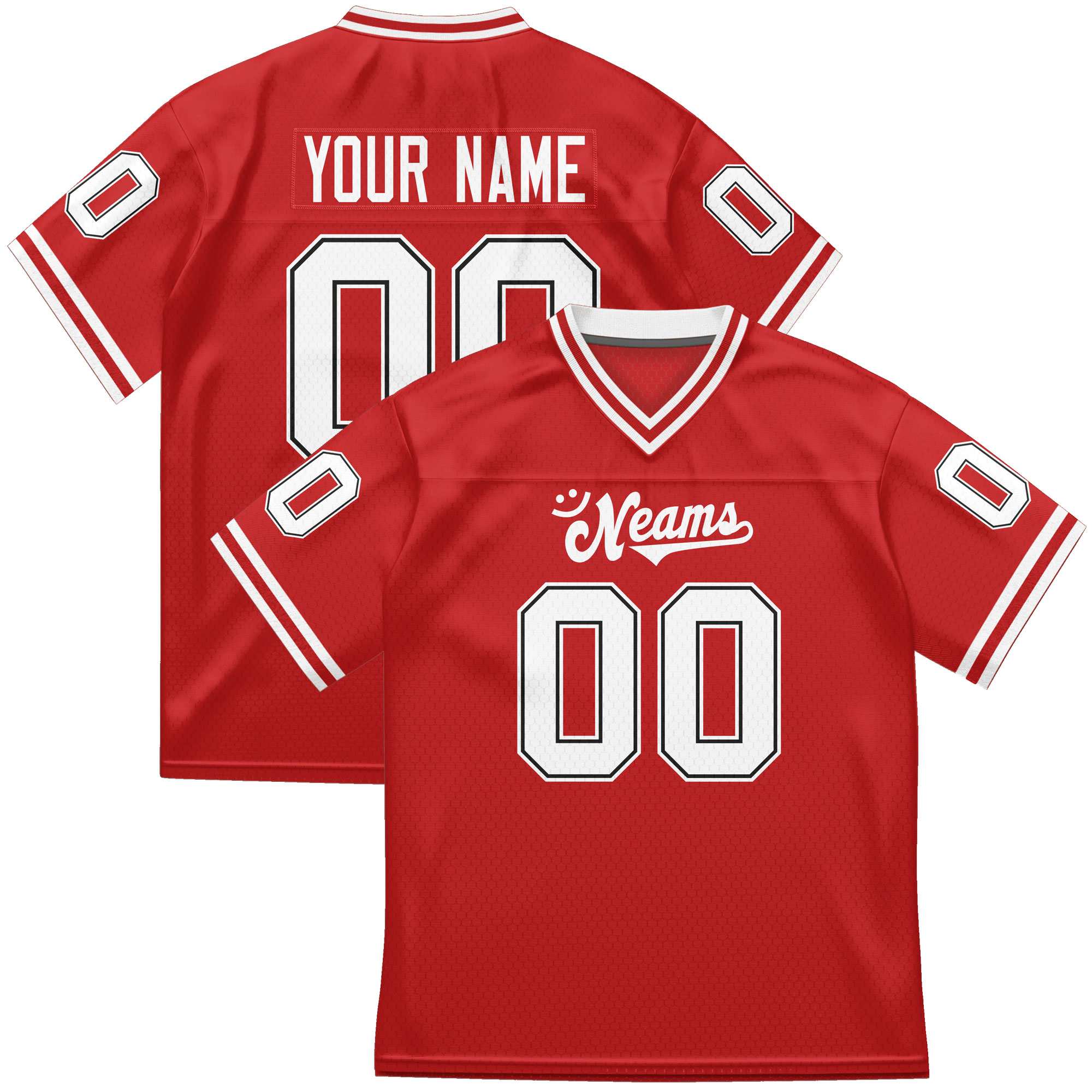 Custom Team Sports Football Jersey Personalized Practice Uniforms for Adults/Youth Main image