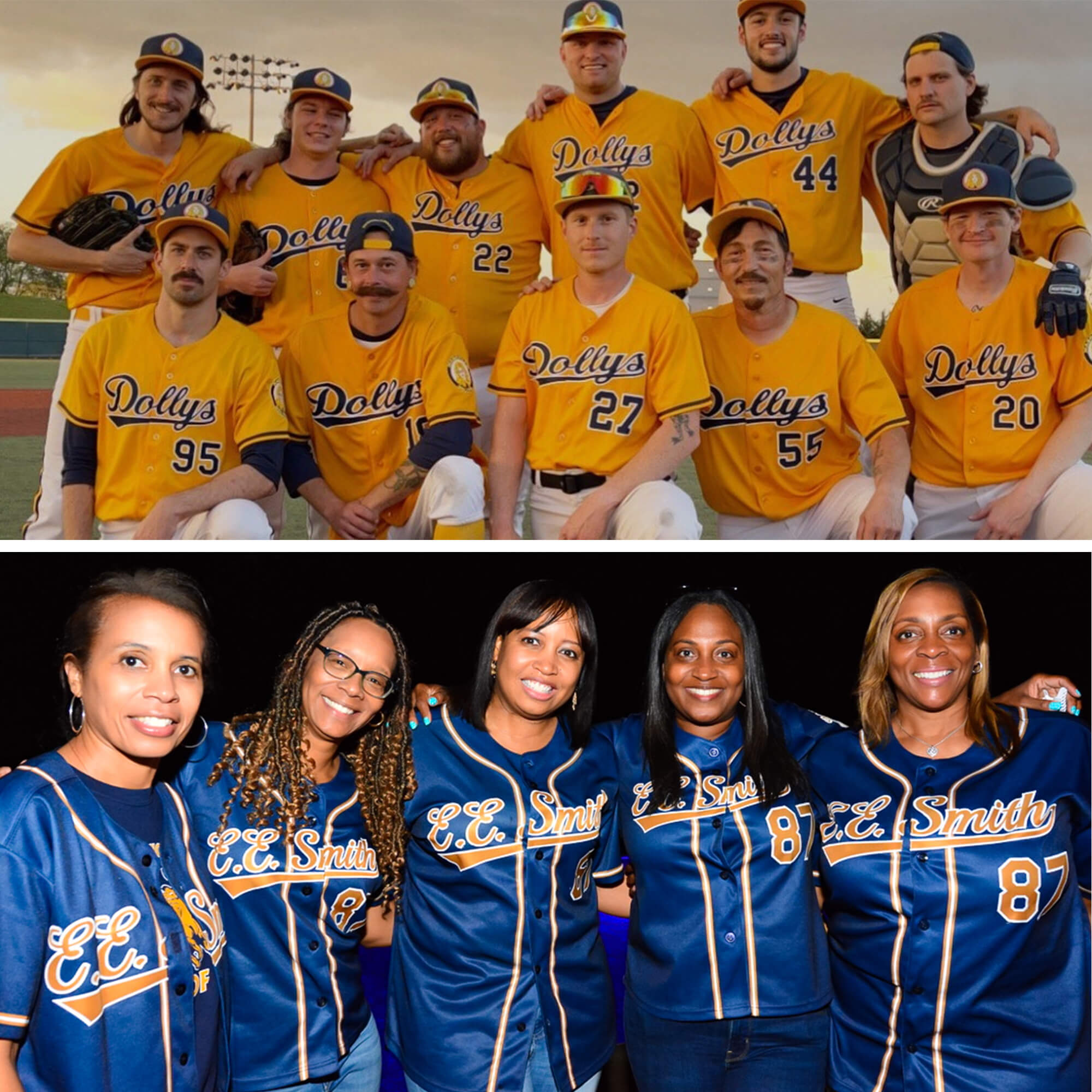Custom Full Button Down Baseball Jersey Sports Team Uniforms