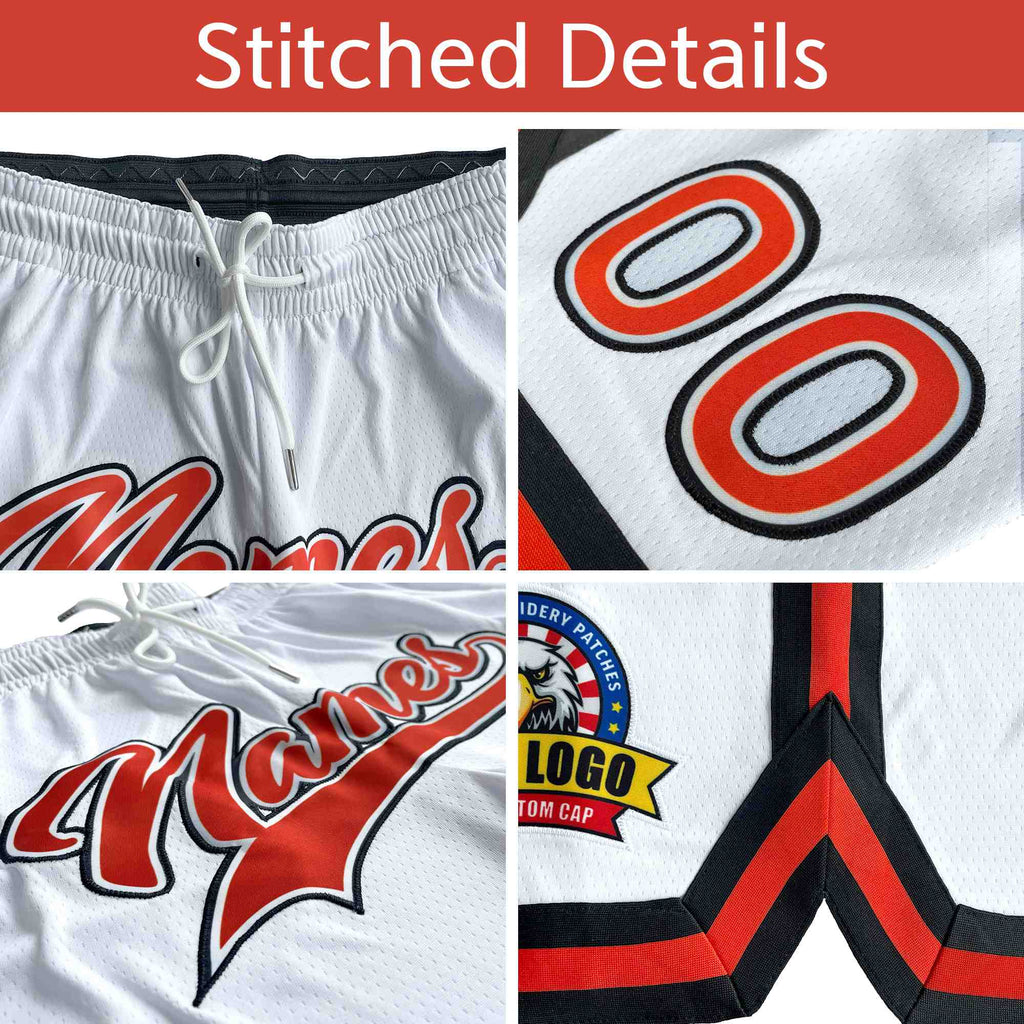 Custom Teal White-Purple Personalized Basketball Shorts