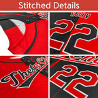 Custom White Navy Hook Split Fashion Authentic Baseball Jersey